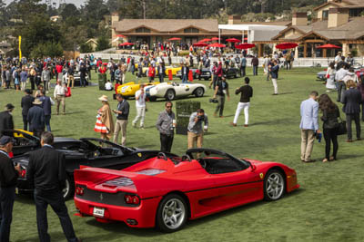 TRIBUTE TO FERRARI SPIDERS PEBBLE BEACH 2018